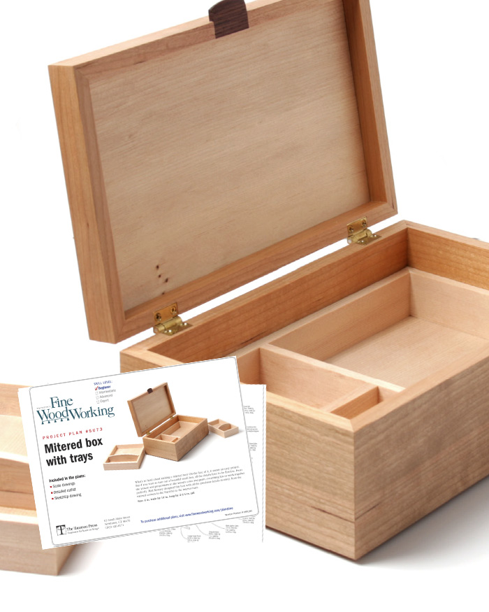 Mitered Box with Trays (Digital Plan)