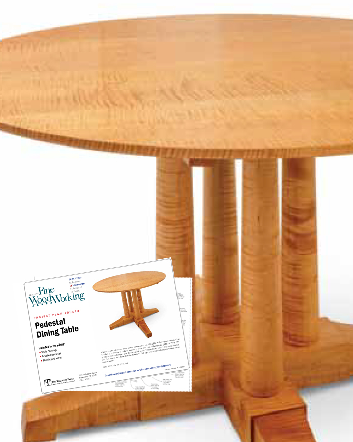 Pedestal Dining Table (Digital Plan)